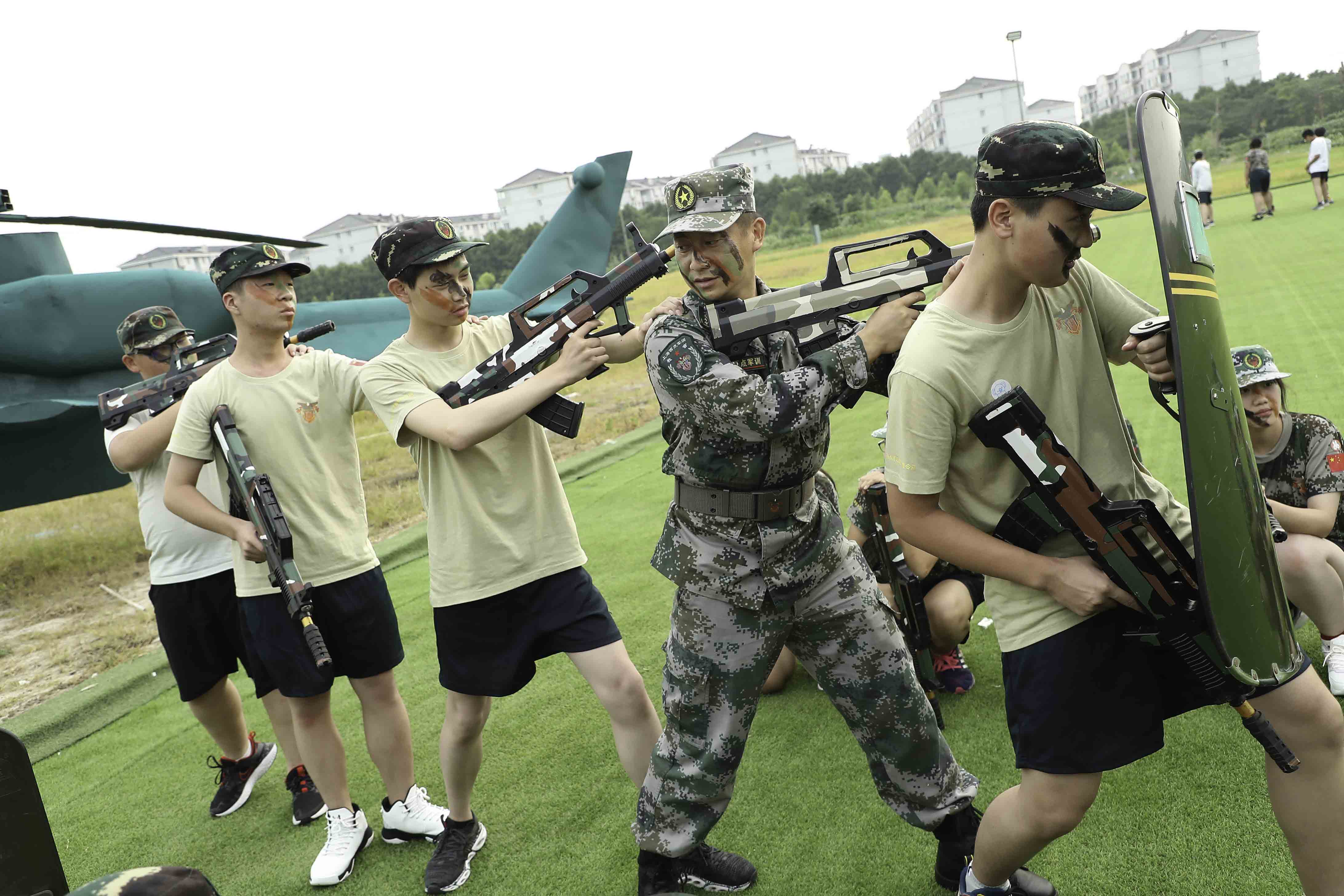 解救人质大演习,上海西点好习惯军事夏令营