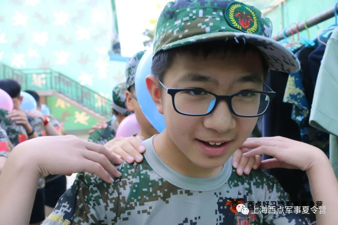 第七期夏令营进入了第三天,上海西点好习惯军事夏令营