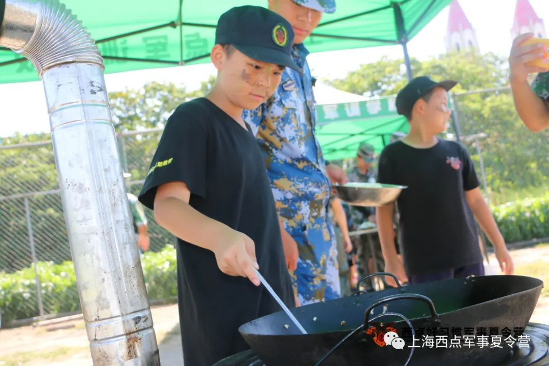 第七期夏令营进入了第三天,上海西点好习惯军事夏令营