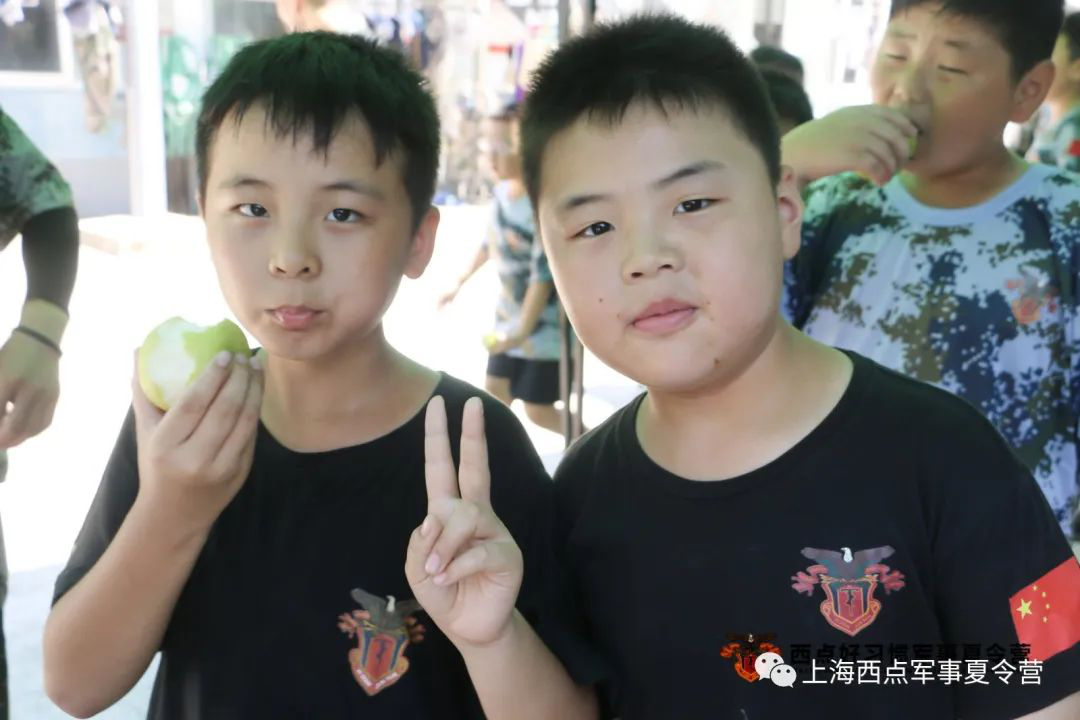 第七期夏令营进入了第三天,上海西点好习惯军事夏令营