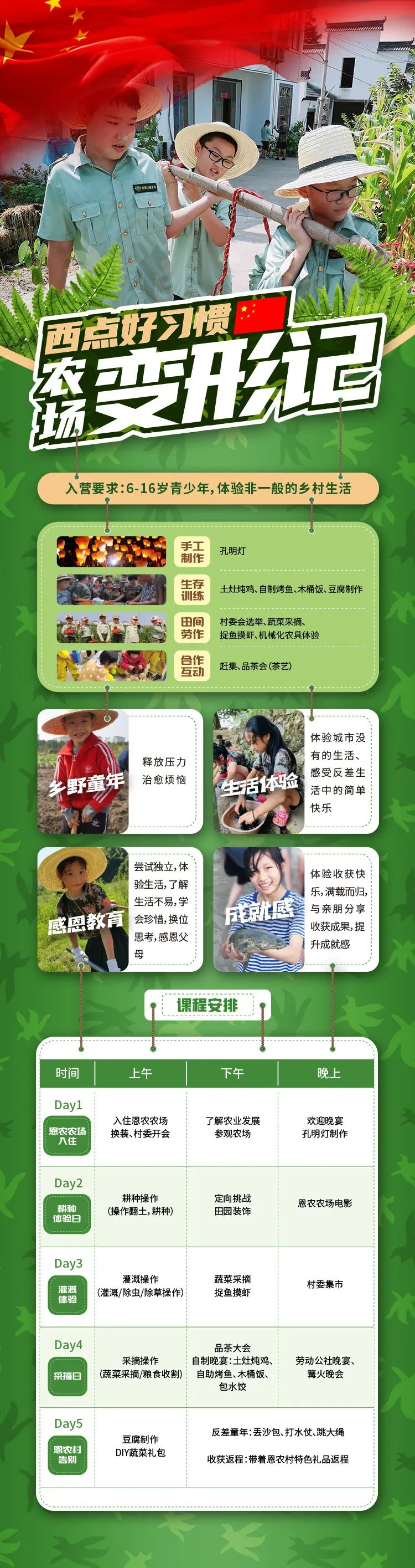 感受自然野趣，探索自然奥妙，来西点农场变形记吧！,国庆,国庆营
